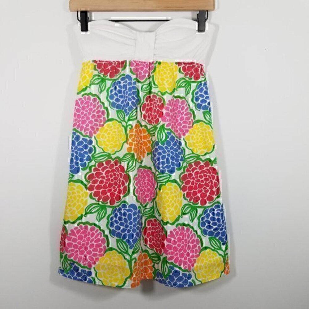 Lilly Pulitzer Strapless Top Blouse Size S
